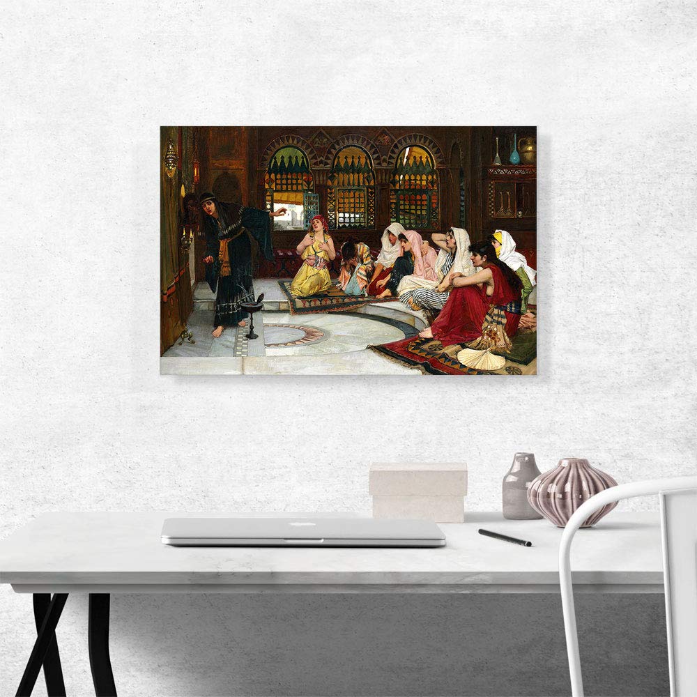 Amazon.com: ARTCANVAS Consulting the Oracle 1884 Canvas Art Print